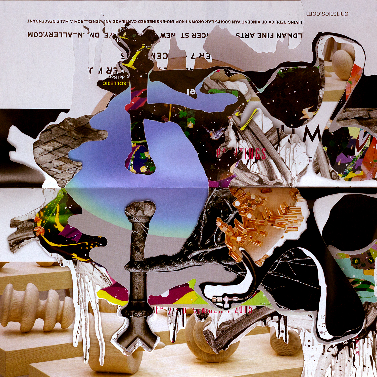 Artforum mashup cutout no glue collage