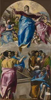 The painting of the Assumption by El Greco
