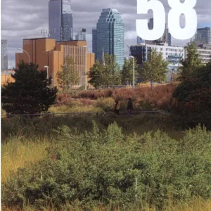Surprise 58 by Julien Gardair a booklet cutout this issue is about Hunter Point park in Long Island City, New York