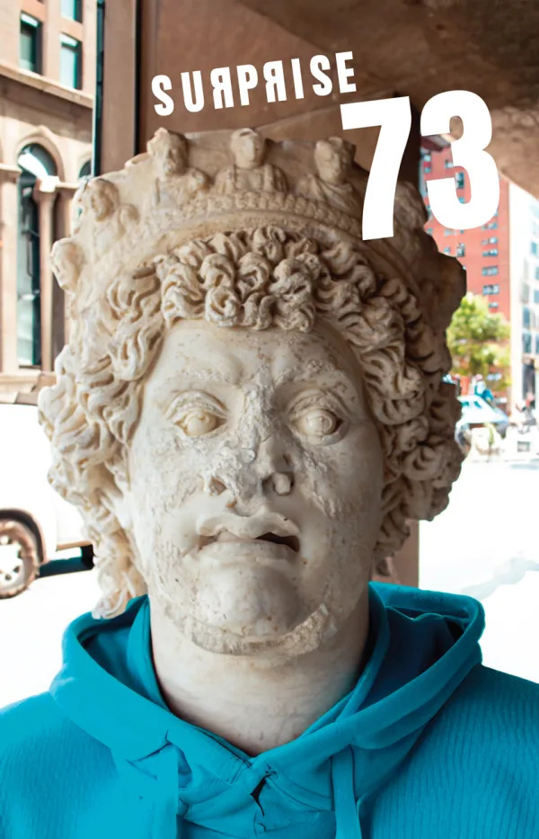 Surprise 73 by Julien Gardair a booklet cutout artist edition in this issue he extends memories using AI.